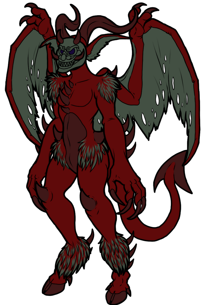 An example of an anthro demon Guardian.